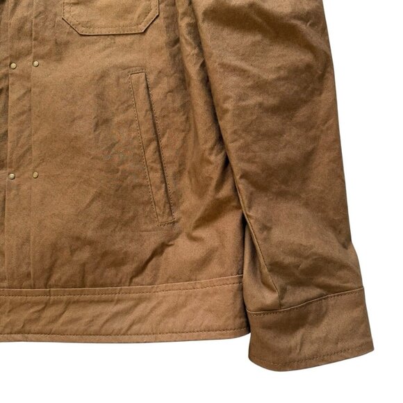 Skinler Size 2XL Brown Jacket Work Chore Coat Collared Lined Yellowstone - Picture 4 of 9